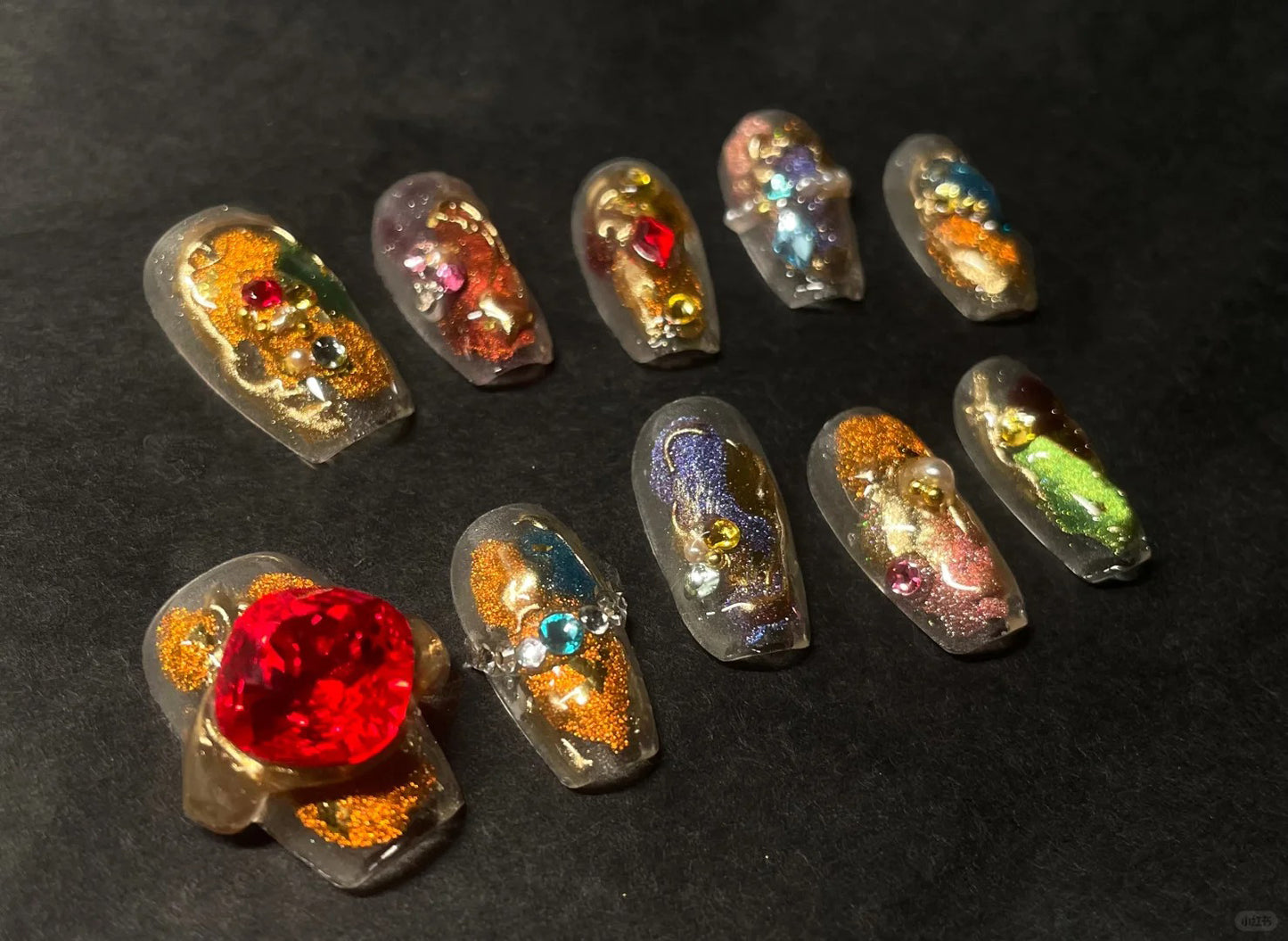 Movie Babylon Extravagant Style Nail Art Designs